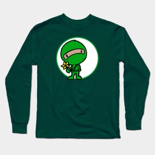 Green Ninja Long Sleeve T-Shirt